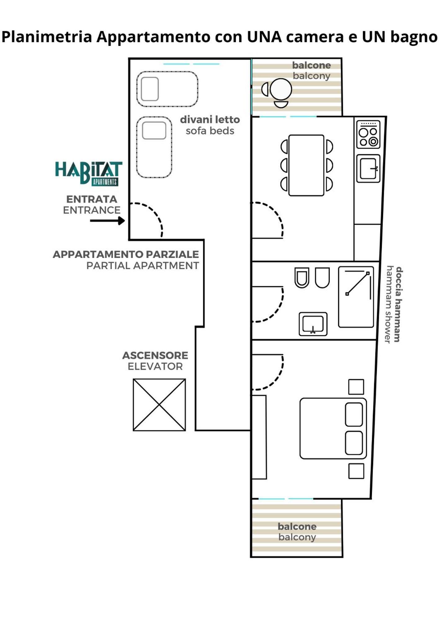 Habitat Apartments Trento Exterior foto